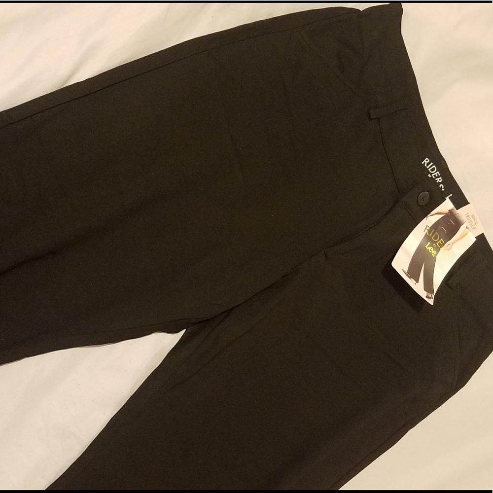 Lee mid rise trousers (black)